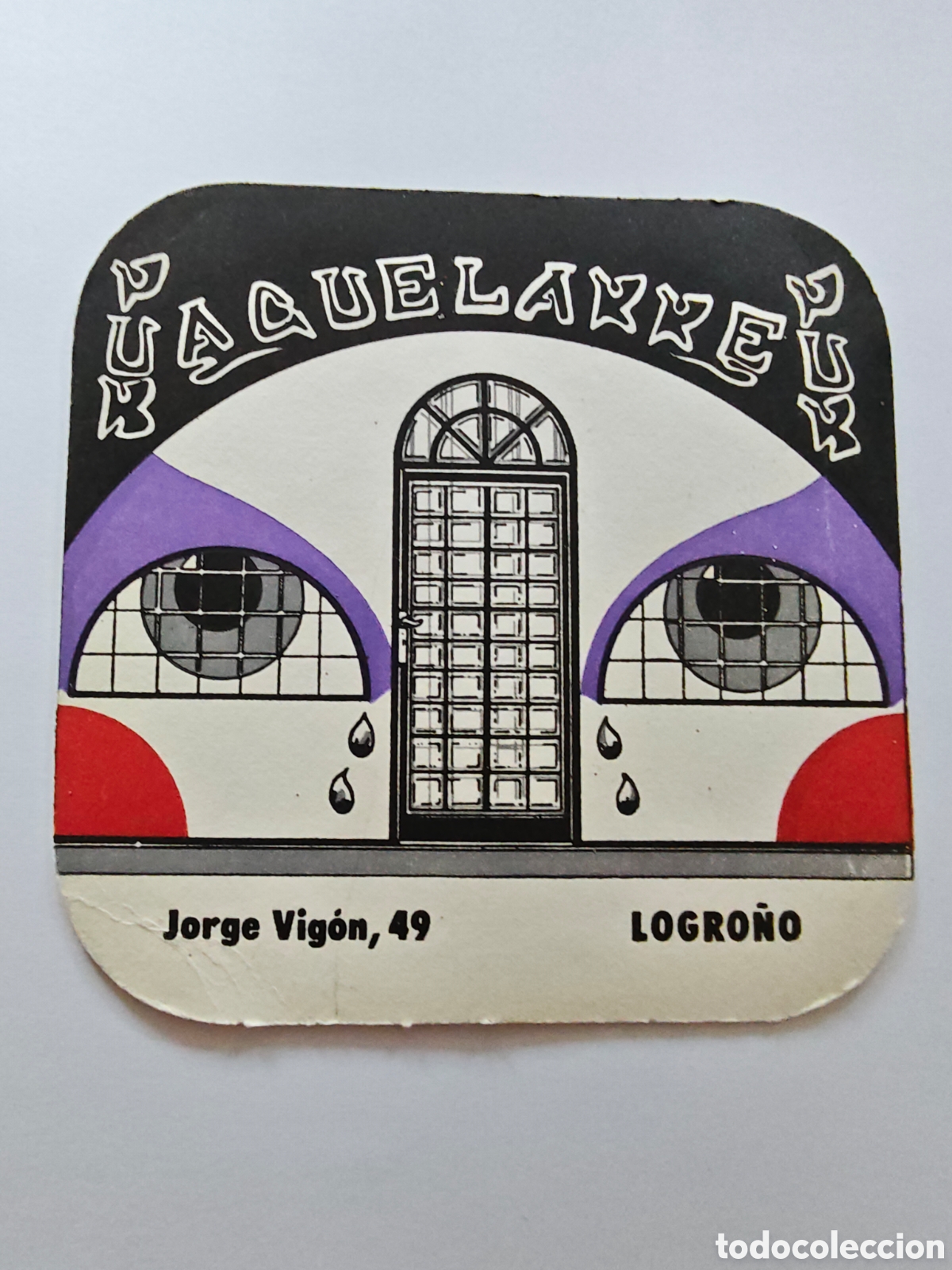 Paper Collecting Others: POSAVASOS - AQUELARRE PUB - LOGRO&Ntilde;O - TDK14P