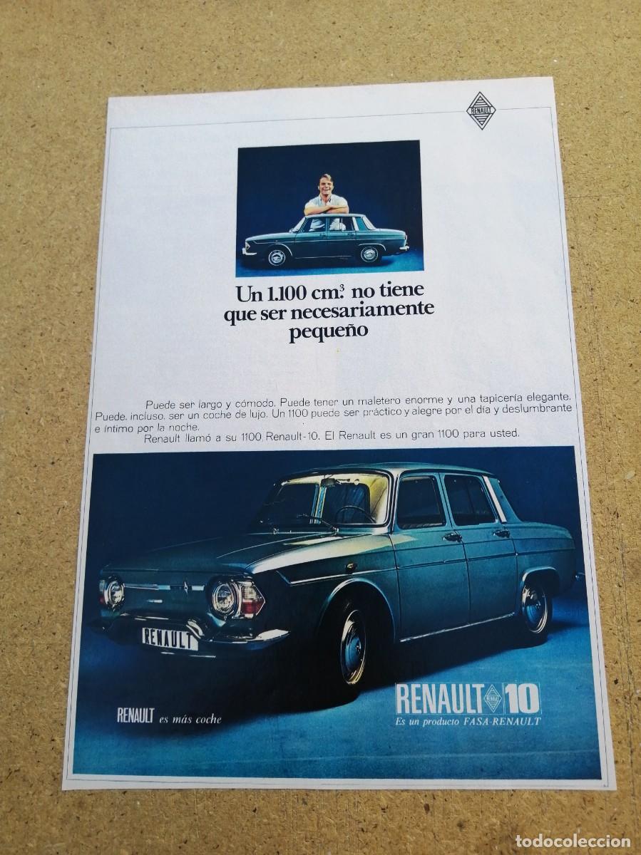 Otros art&iacute;culos de coleccionismo en papel: ANUNCIO. RENAULT 10. - Foto 1