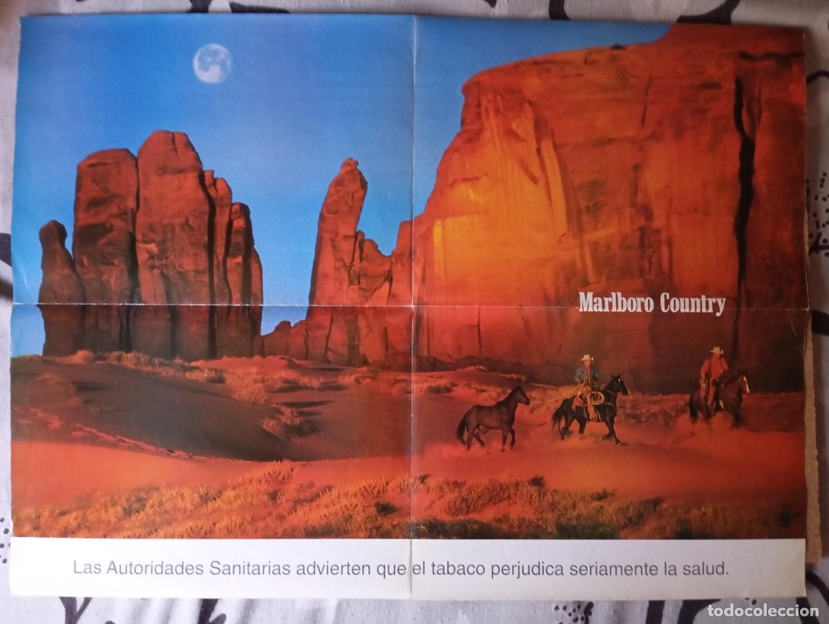 Otros art&iacute;culos de coleccionismo en papel: P&oacute;ster Marlboro Publicidad Country Vintage Cowboys