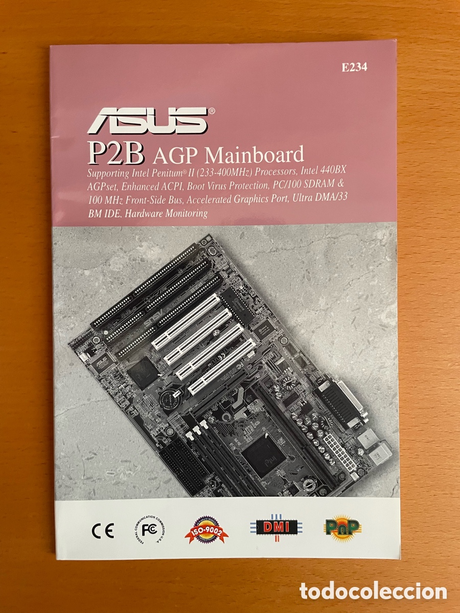 Otros art&iacute;culos de coleccionismo en papel: ASUS P2B &ndash; Manual original Pentium II &ndash; 1998 &ndash; REV 1.02