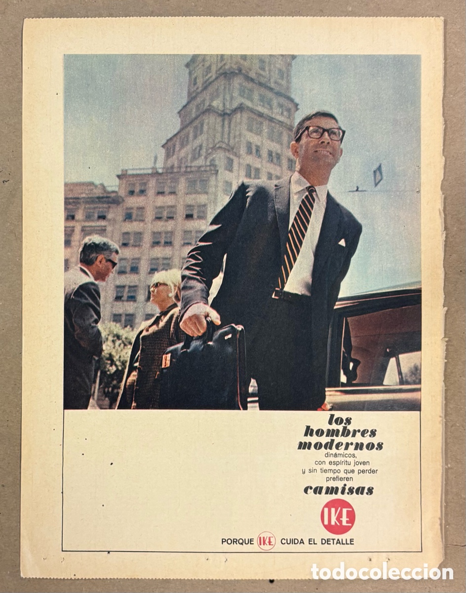 Otros art&iacute;culos de coleccionismo en papel: CAMISAS IKE. ANUNCIO PUBLICITARIO PERI&Oacute;DICO ABC A&Ntilde;OS 60.