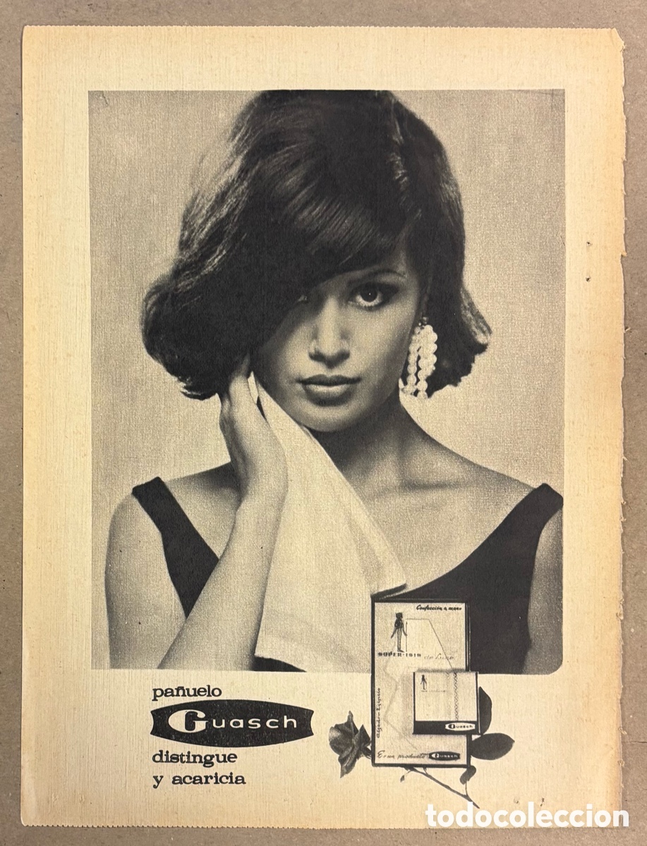 Otros art&iacute;culos de coleccionismo en papel: PA&Ntilde;UELO GUASCH. ANUNCIO PUBLICITARIO PERI&Oacute;DICO ABC A&Ntilde;OS 60.