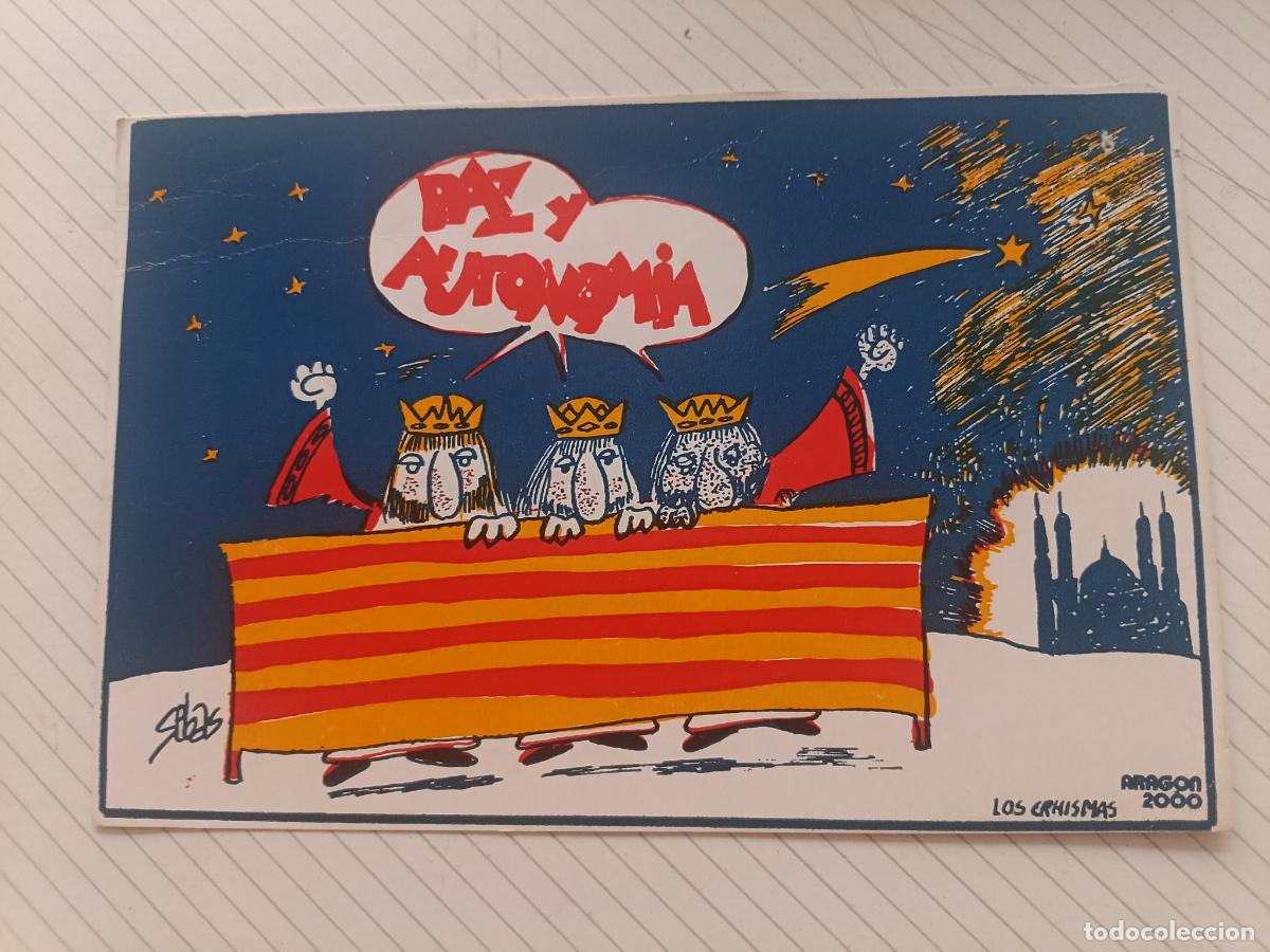Otros art&iacute;culos de coleccionismo en papel: Arag&oacute;n. Tarjeta de felicitaci&oacute;n