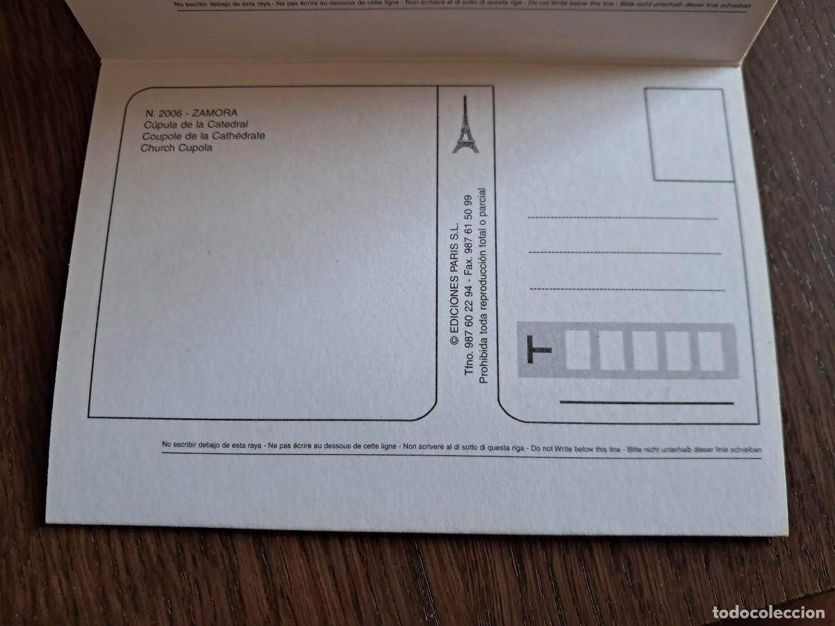 Otros art&iacute;culos de coleccionismo en papel: librito con 9 postales de Zamora. - Foto 4