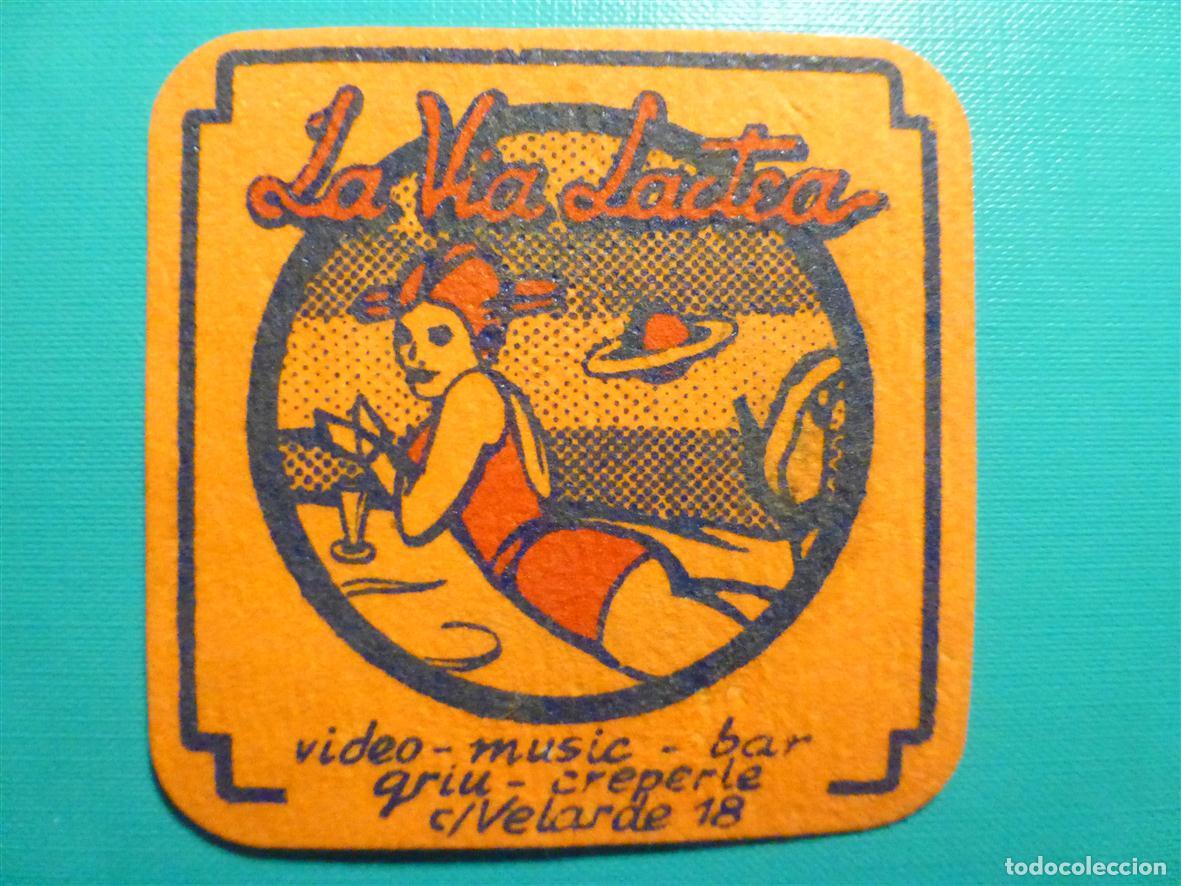 Otros art&iacute;culos de coleccionismo en papel: Posavasos Pubs y Discotecas - Video Music Bar - La V&iacute;a lactea - C/ Velarde, 18 - Madrid -