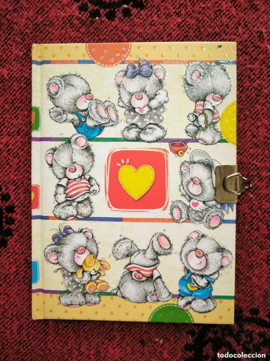 Otros art&iacute;culos de coleccionismo en papel: Diario Con Candado Ositos Hojas Perfumadas Cuaderno De Notas Agenda Infantil