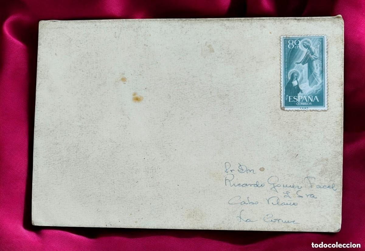 Sammelleidenschaft Andere Papierartikel: Invitaci&oacute;n de Boda Vintage (1957) &ndash; Con Sobre Original y Sello de &Eacute;poca