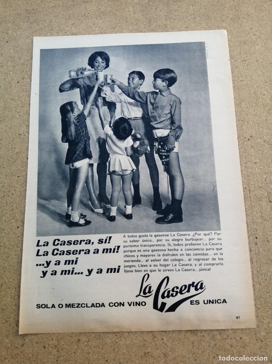 Otros art&iacute;culos de coleccionismo en papel: ANUNCIO. GASEOSA LA CASERA - Foto 1