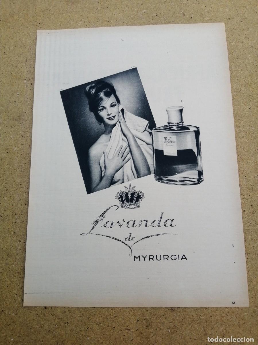 Otros art&iacute;culos de coleccionismo en papel: ANUNCIO. LAVANDA DE MYRURGIA