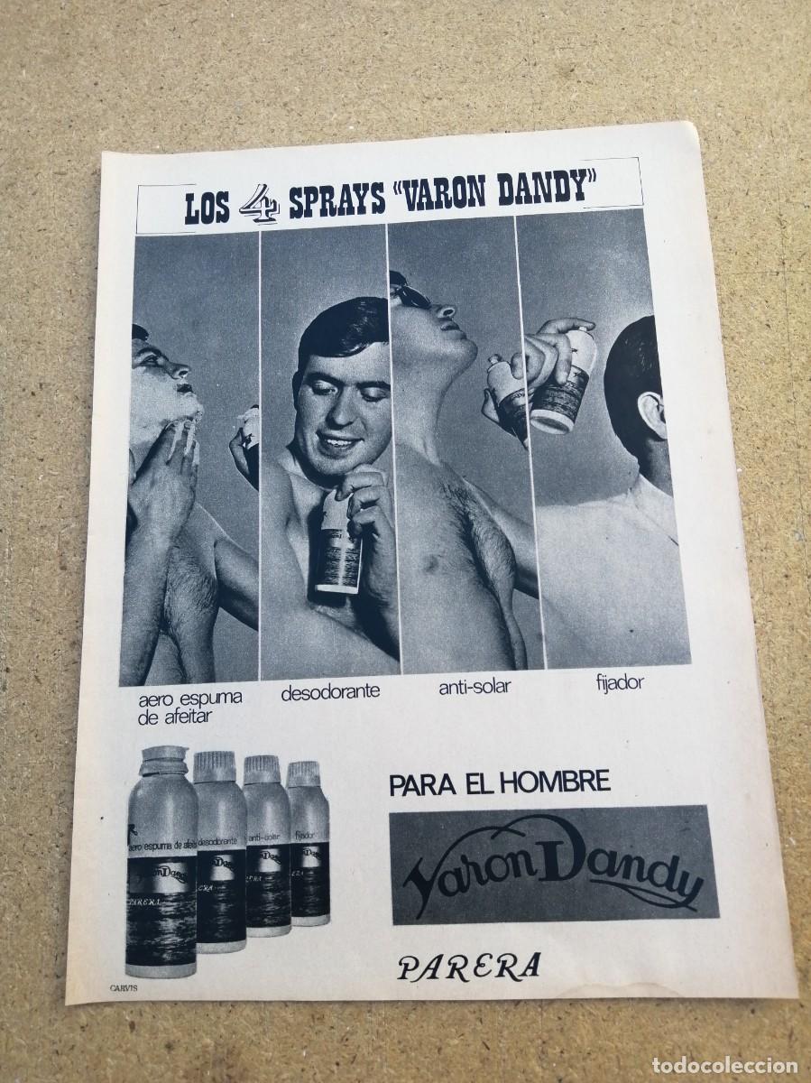 Otros art&iacute;culos de coleccionismo en papel: ANUNCIO. VARON DANDY