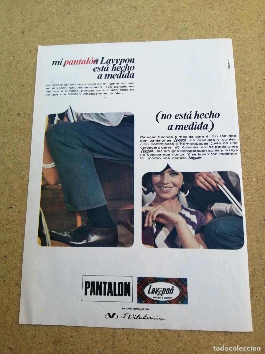 Otros art&iacute;culos de coleccionismo en papel: ANUNCIO. PANTALON LAVYPON