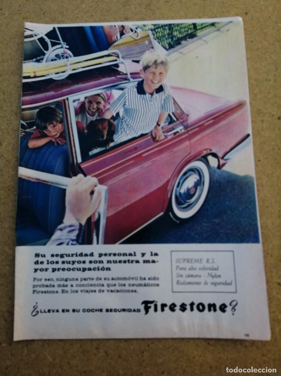 Otros art&iacute;culos de coleccionismo en papel: ANUNCIO. FIRESTONE..