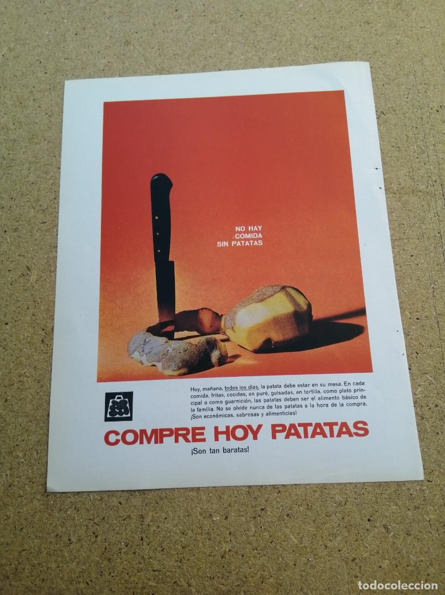 Otros art&iacute;culos de coleccionismo en papel: ANUNCIO. COMPRE HOY PATATAS