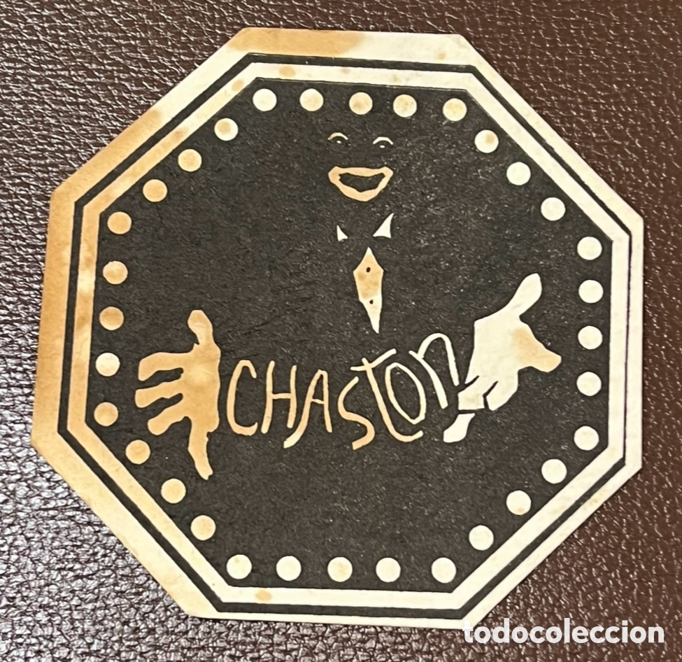 Otros art&iacute;culos de coleccionismo en papel: Posavasos. CHASTON. Discoteca. Coru&ntilde;a. A&ntilde;os 70.