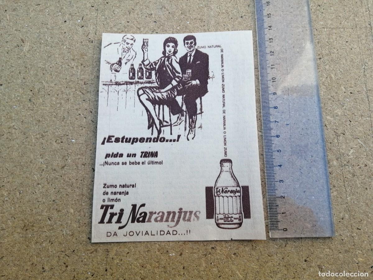 Otros art&iacute;culos de coleccionismo en papel: ANUNCIO. TRINARANJUS
