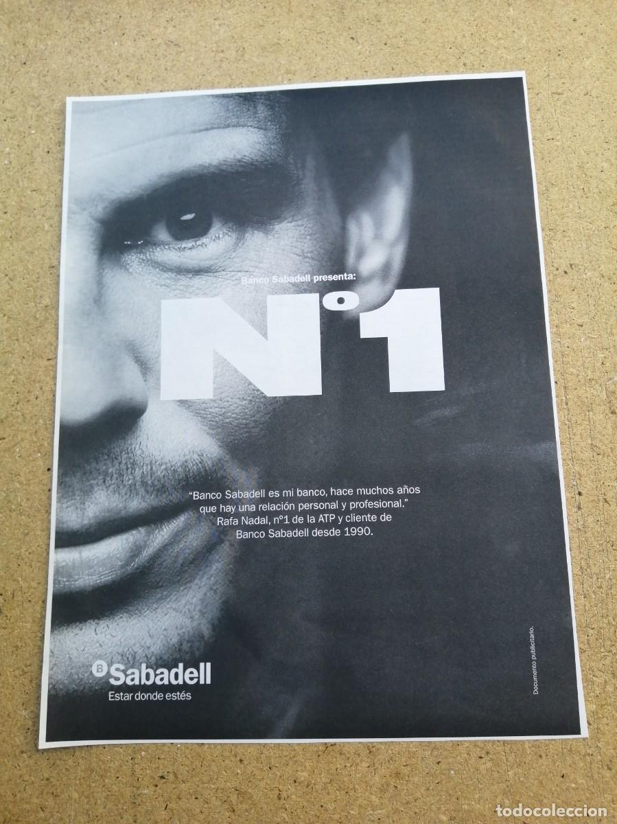 Otros art&iacute;culos de coleccionismo en papel: ANUNCIO. BANCO DE SABADELL