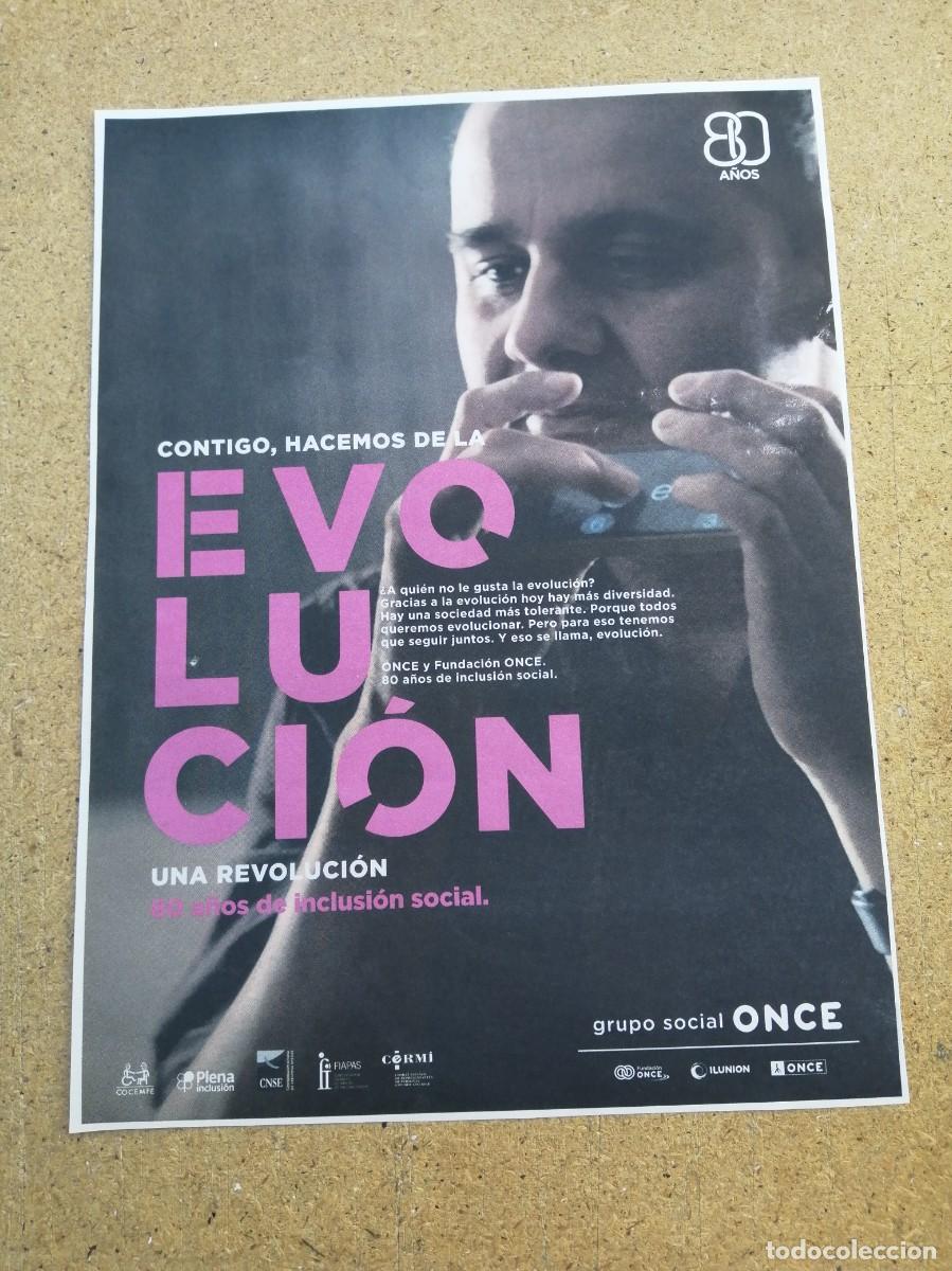 Otros art&iacute;culos de coleccionismo en papel: ANUNCIO. GRUPO SOCIAL ONCE