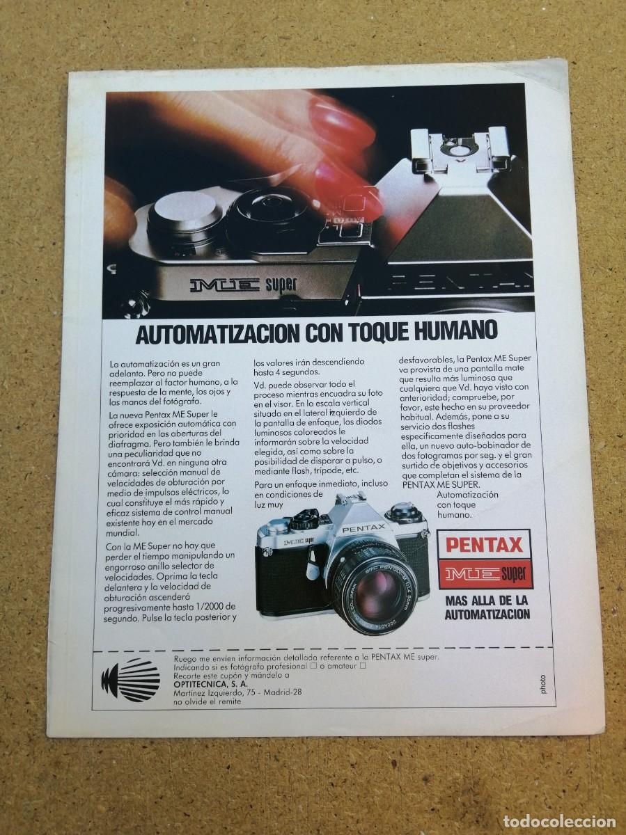 Otros art&iacute;culos de coleccionismo en papel: ANUNCIO. CAMARAS FOTOGRAFICAS PENTAX