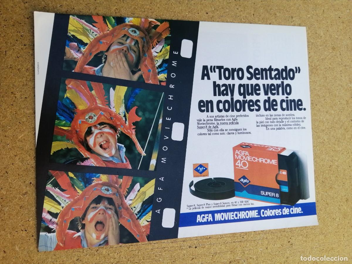 Otros art&iacute;culos de coleccionismo en papel: ANUNCIO. AGFA MOVIECHROME, COLORES DE CINE