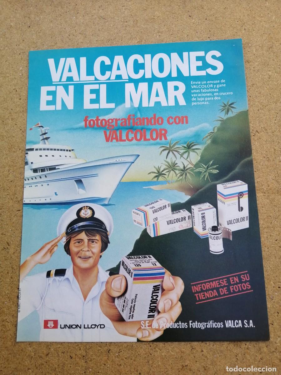 Otros art&iacute;culos de coleccionismo en papel: ANUNCIO. CARRETES FOTOGRAFICOS VALCOLOR