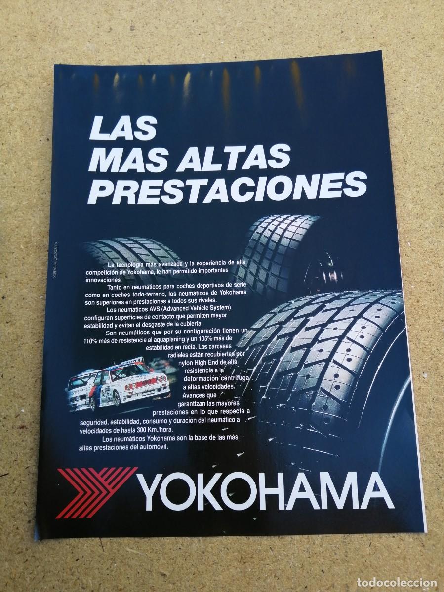 Otros art&iacute;culos de coleccionismo en papel: ANUNCIO. NEUMATICOS YOKOHAMA