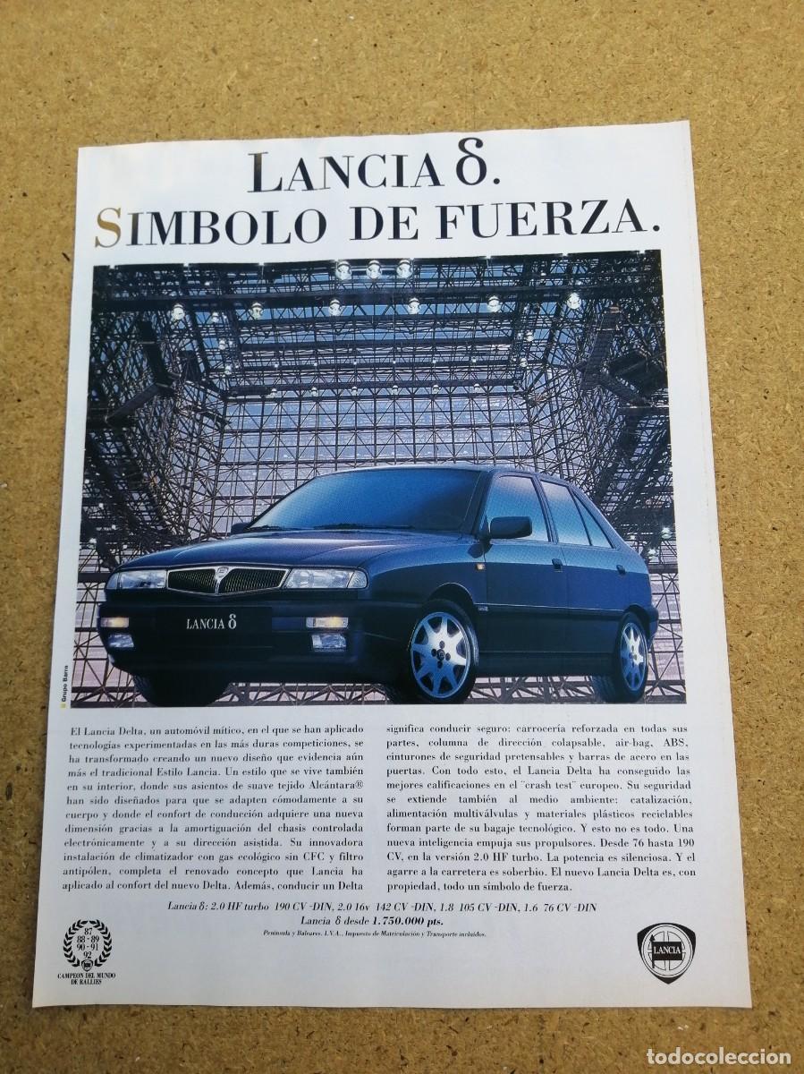Otros art&iacute;culos de coleccionismo en papel: ANUNCIO. LANCIA 8, SIMBOLO DE FUERZA