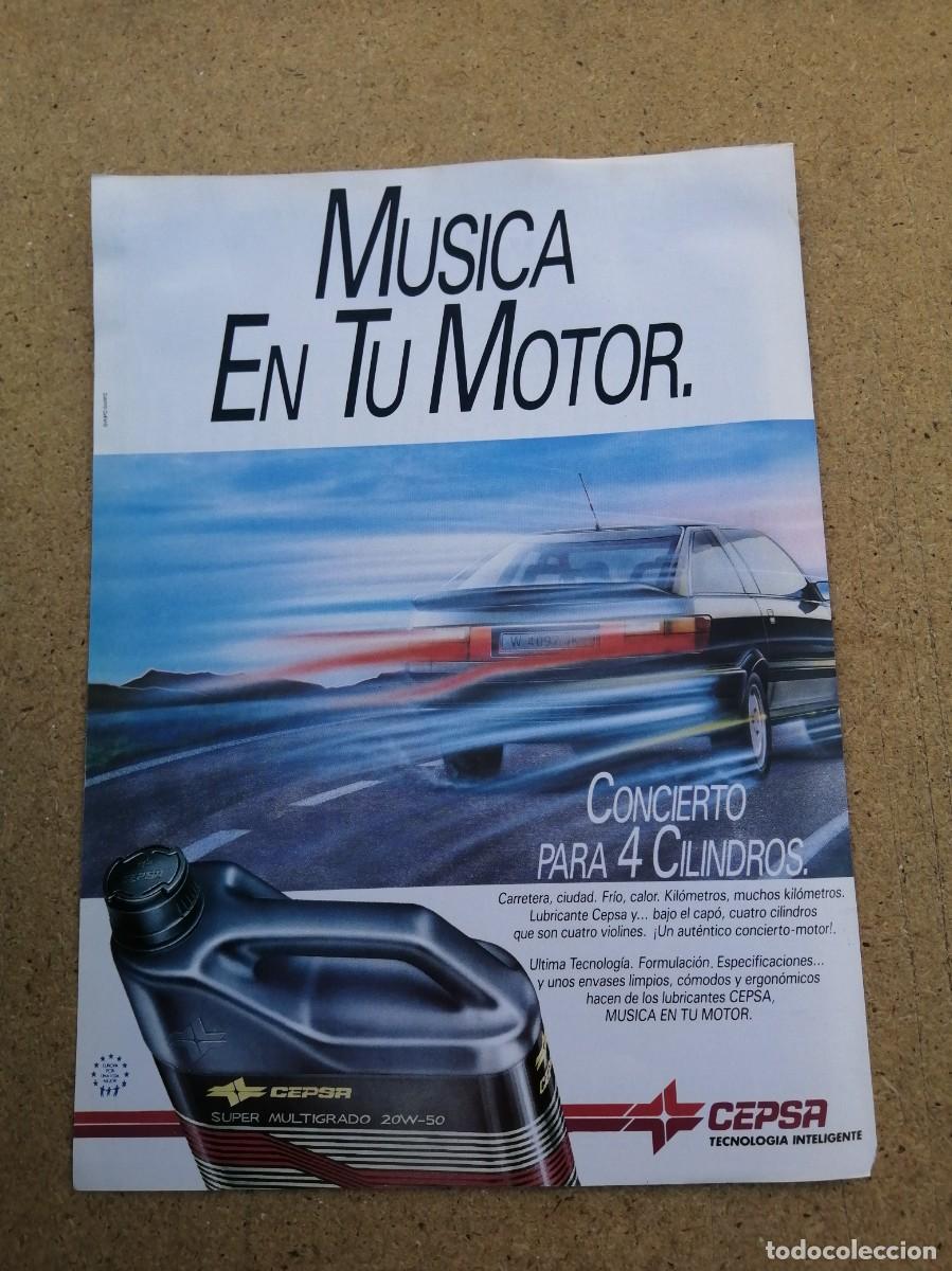 Otros art&iacute;culos de coleccionismo en papel: ANUNCIO. CEPSA, MUSICA EN TU MOTOR