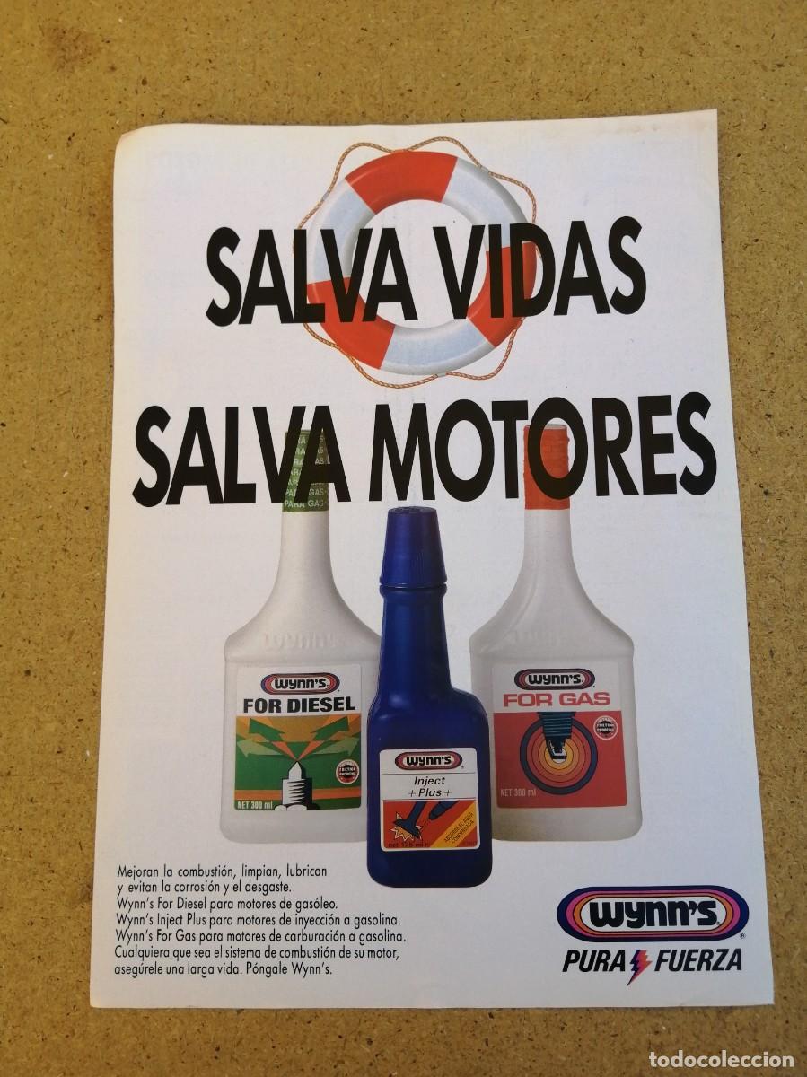 Otros art&iacute;culos de coleccionismo en papel: ANUNCIO. WYNN'S SALVA MOTORES