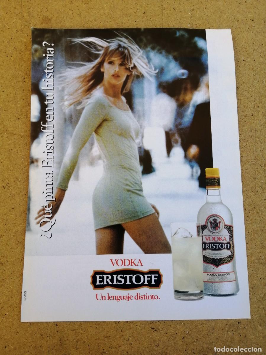 Otros art&iacute;culos de coleccionismo en papel: ANUNCIO. VODKA ERISTOFF