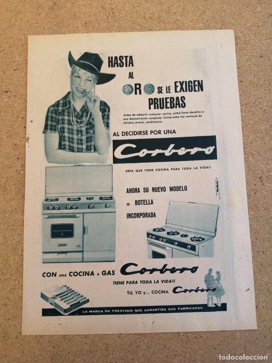 Otros art&iacute;culos de coleccionismo en papel: ANUNCIO. COCINA A GAS CORBERO
