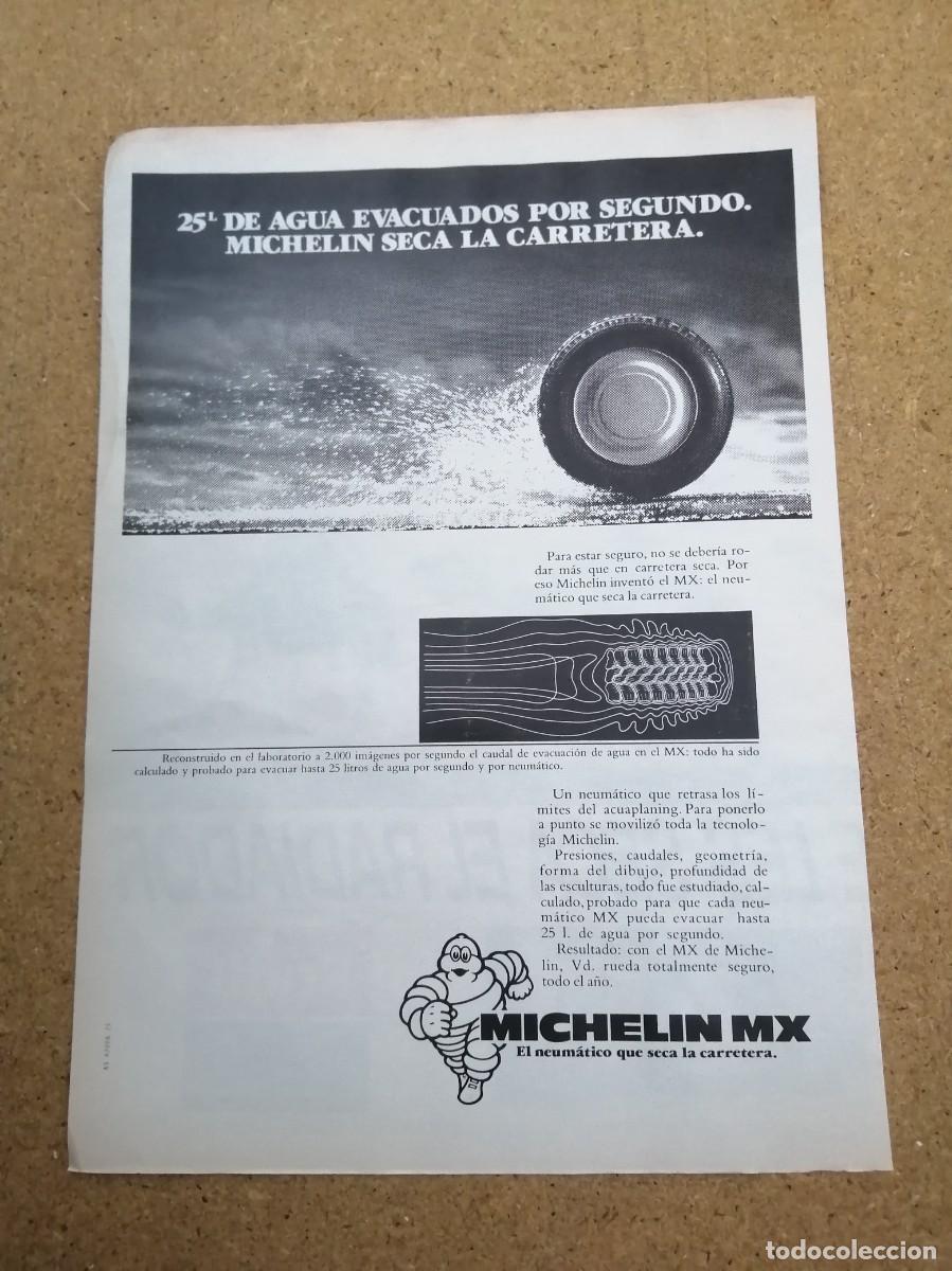 Otros art&iacute;culos de coleccionismo en papel: ANUNCIO. NEUMATICOS MICHELIN MX