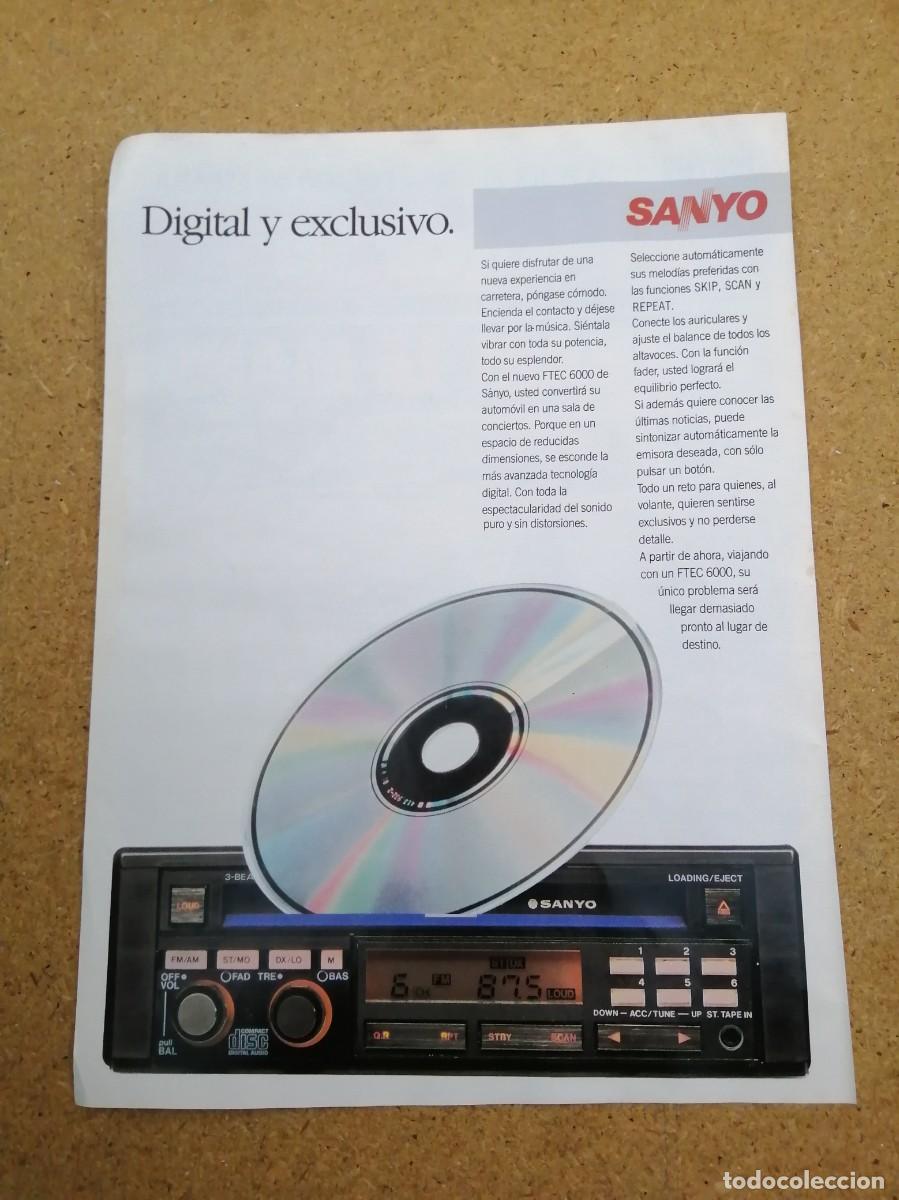Otros art&iacute;culos de coleccionismo en papel: ANUNCIO. FTEC 6000 SANYO