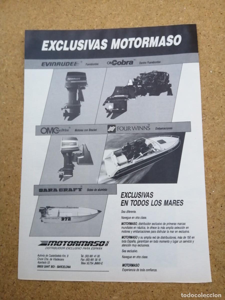 Otros art&iacute;culos de coleccionismo en papel: ANUNCIO. EXCLUSIVAS MOTORMASO