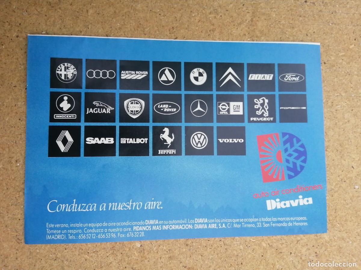 Otros art&iacute;culos de coleccionismo en papel: ANUNCIO. AIRE ACONDICIONADO PARA COCHES, DIAVIA