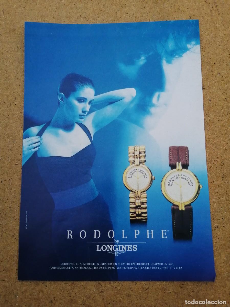 Otros art&iacute;culos de coleccionismo en papel: ANUNCIO. RELOJ RODOLPHE, DE LONGINES