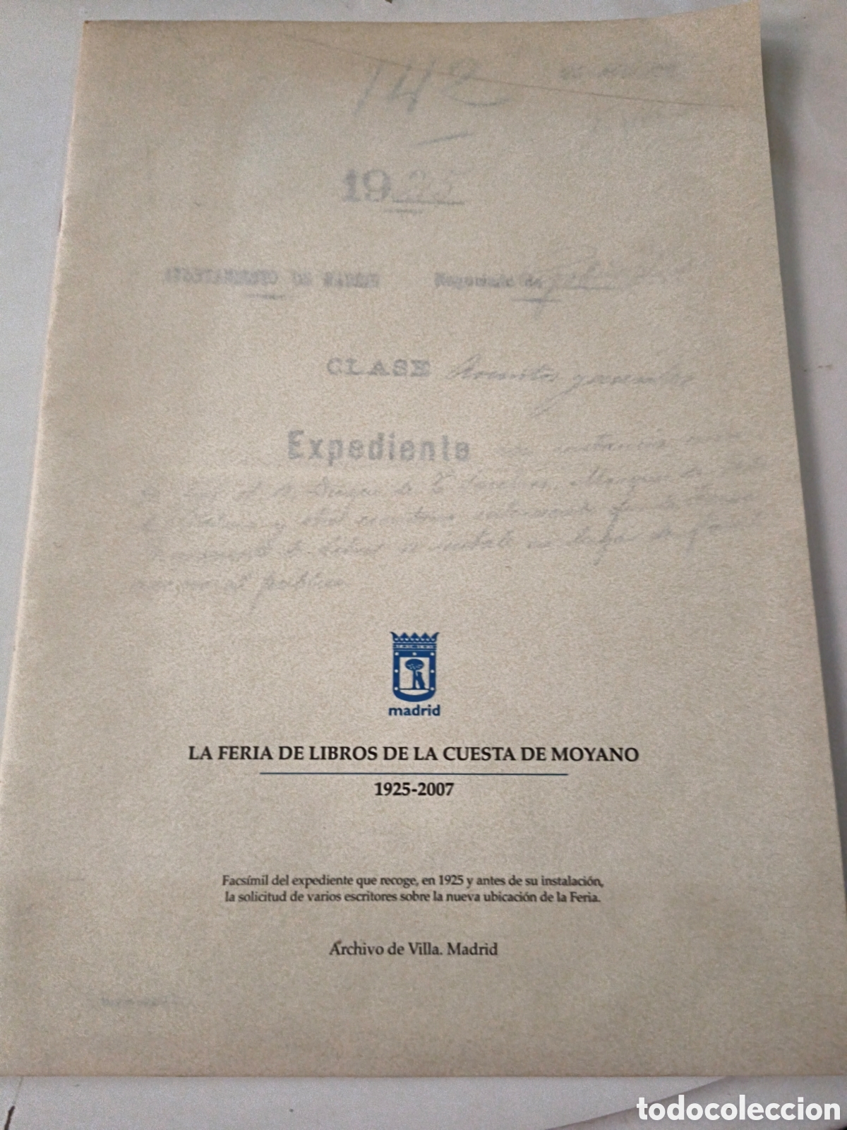 Otros art&iacute;culos de coleccionismo en papel: Facsimil Fundaci&oacute;n Feria del Libro Cuesta Moyano