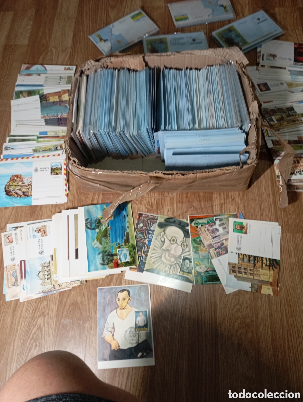 Otros art&iacute;culos de coleccionismo en papel: Aerogramas y postales + de 1500 piezas