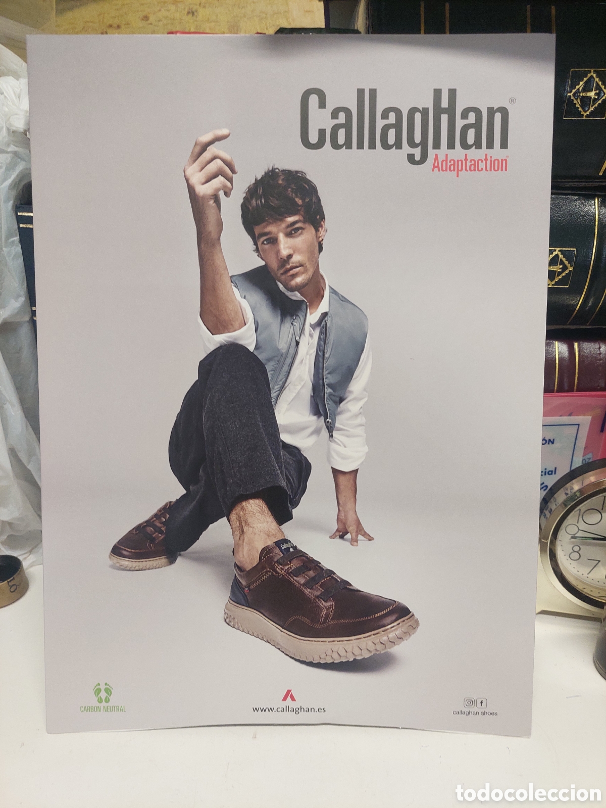 Otros art&iacute;culos de coleccionismo en papel: CARTEL CALLAGHAN ADAPTACTION ZAPATOS MODA HOMBRE