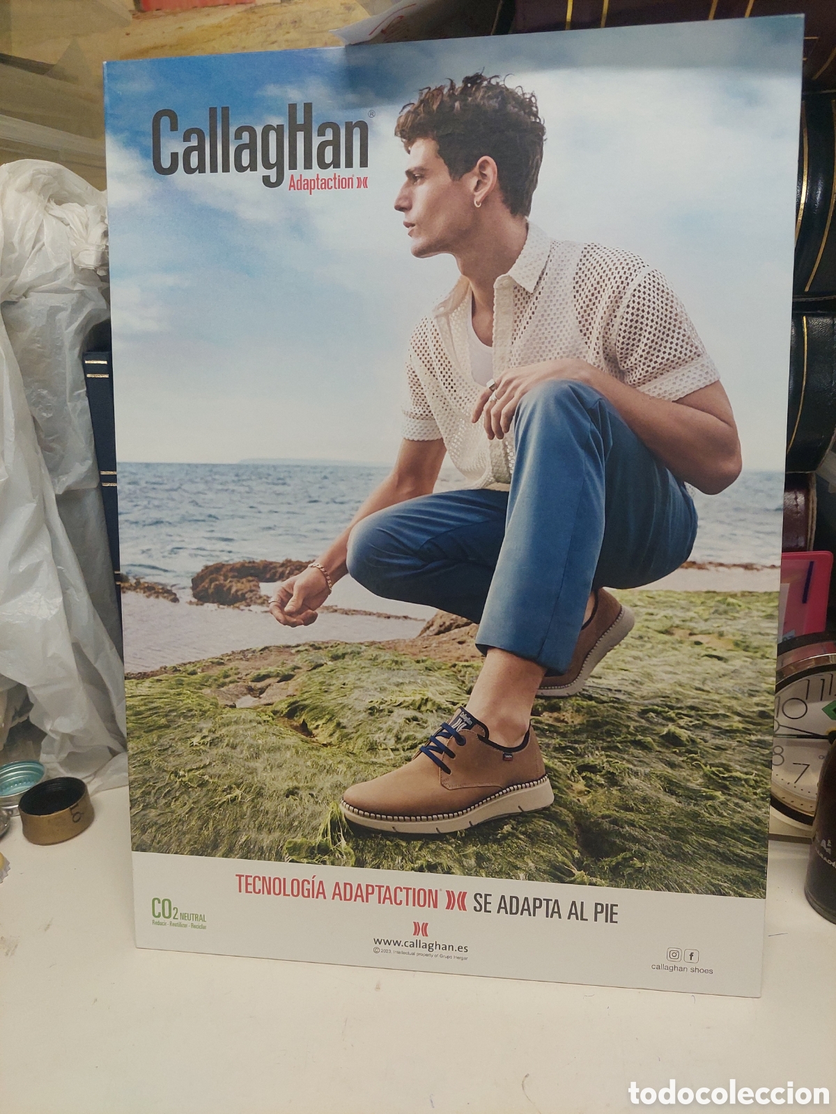 Otros art&iacute;culos de coleccionismo en papel: CARTEL CALLAGHAN ADAPTACTION ZAPATOS MODA HOMBRE