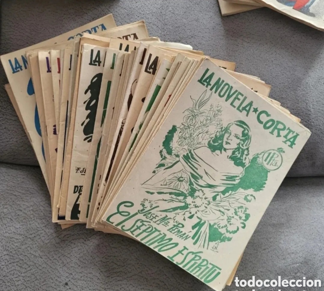Otros art&iacute;culos de coleccionismo en papel: Lote La Novela Corta - P&iacute;o Baroja, Pem&aacute;n, Fern&aacute;ndez Fl&oacute;rez - Originales A&ntilde;os 20/30
