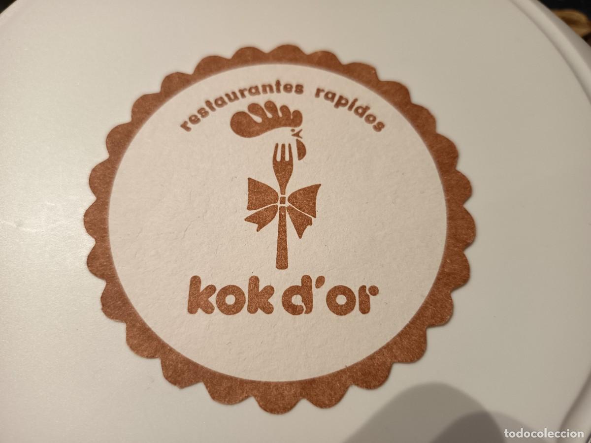 Otros art&iacute;culos de coleccionismo en papel: POSAVASOS RESTAURANTES KOK D'OR-BARCELONA