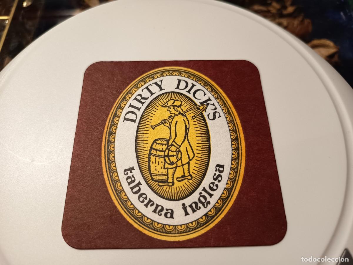 Altri oggetti di carta: POSAVASOS TABERNA INGLESA DIRTY DICK'S-BARCELONA