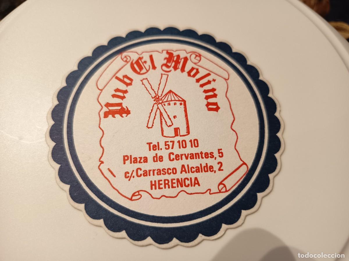 Otros art&iacute;culos de coleccionismo en papel: POSAVASOS PUB EL MOLINO-HERENCIA-CIUDAD REAL