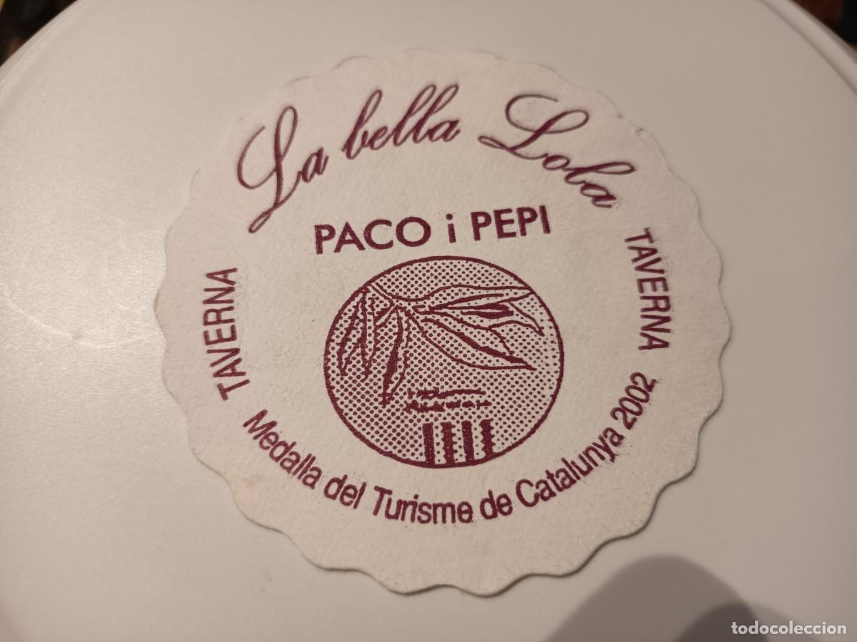 Otros art&iacute;culos de coleccionismo en papel: POSAVASOS TAVERNA LA BELLA LOLA-CALELLA DE PALAFRUGELL-GERONA