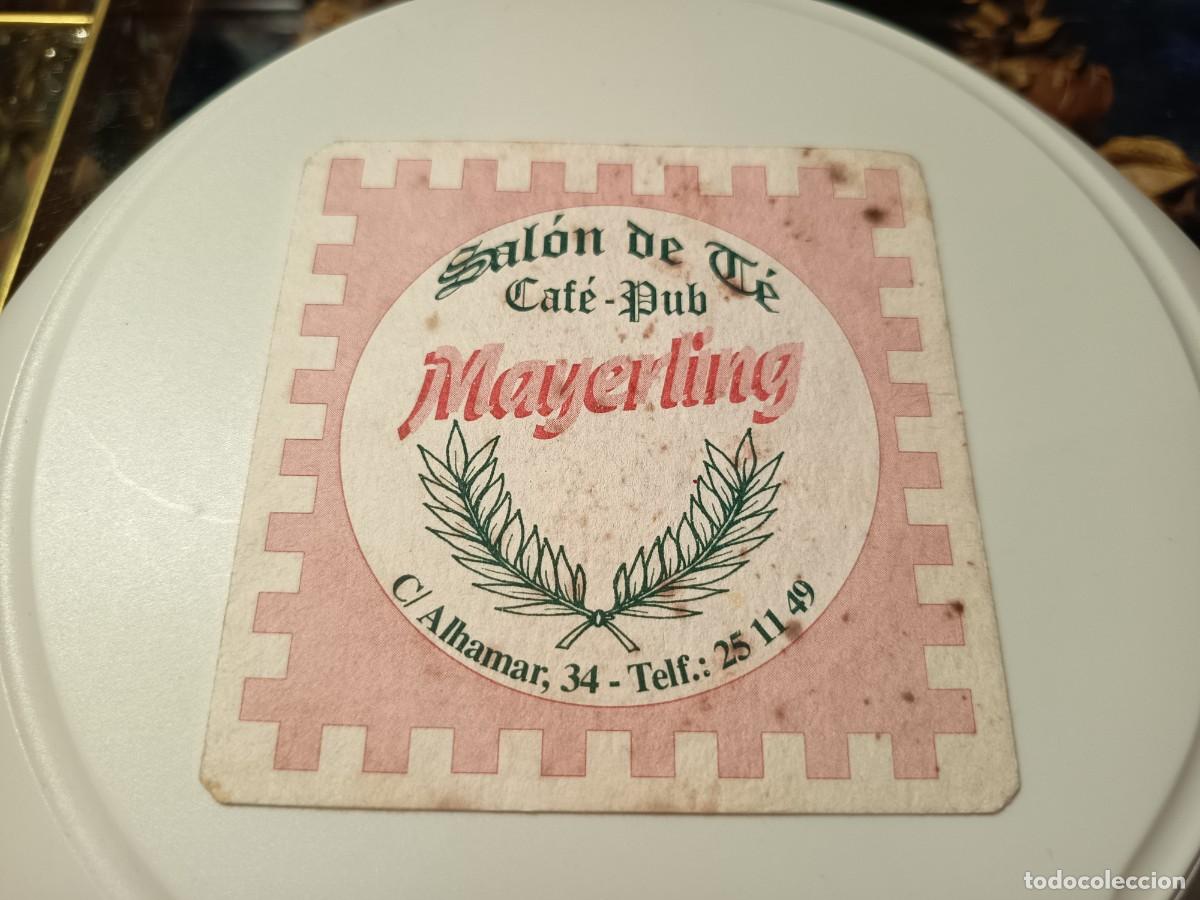 Otros art&iacute;culos de coleccionismo en papel: POSAVASOS SALON DE TE MAYERLING-GRANADA