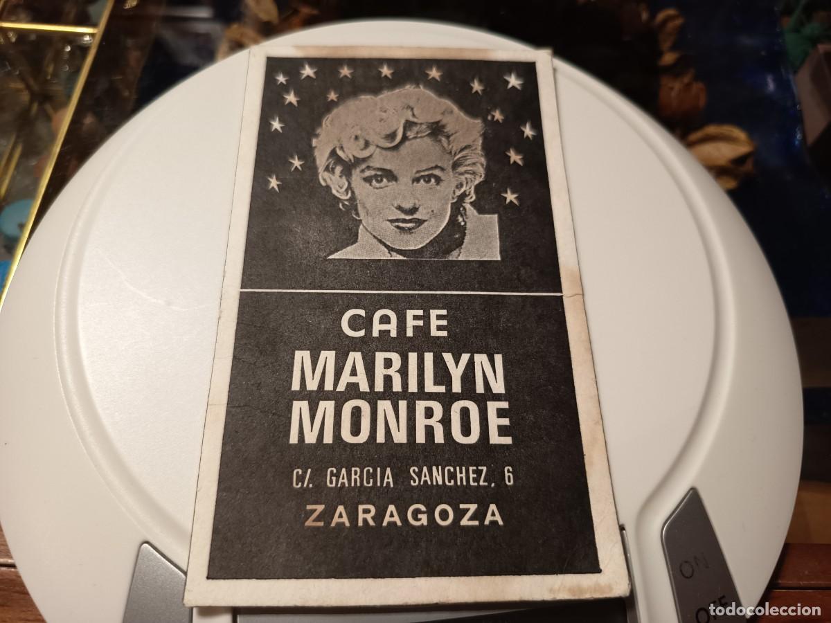 Otros art&iacute;culos de coleccionismo en papel: POSAVASOS CAFE MARILYN MONROE-ZARAGOZA