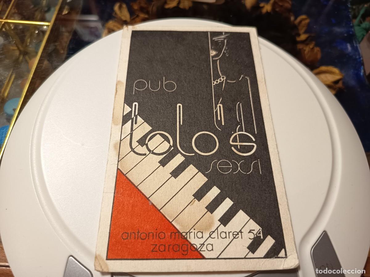 Otros art&iacute;culos de coleccionismo en papel: POSAVASOS CAFE LOLO'S SEXSI-ZARAGOZA