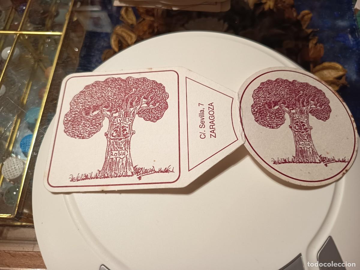 Otros art&iacute;culos de coleccionismo en papel: POSAVASOS RESTAURANTE EL VIEJO ROBLE-ZARAGOZA