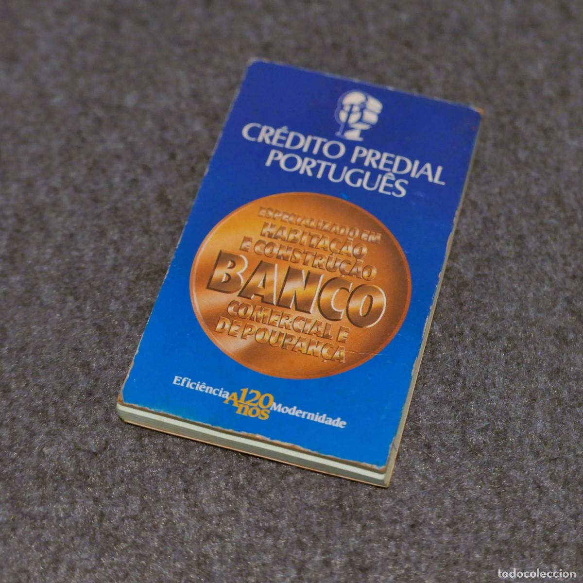 Otros art&iacute;culos de coleccionismo en papel: Cr&eacute;dito Predial Portugu&ecirc;s - mini bloco de notas