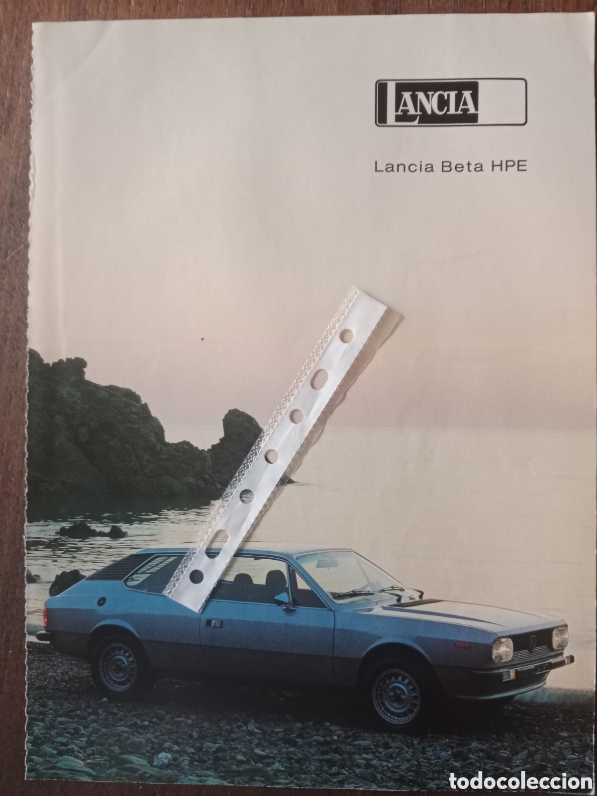 Otros art&iacute;culos de coleccionismo en papel: Publicidad autom&oacute;vil lancia beta de 1975